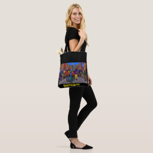Bolsa Tote Cidade Doxie Town - DETROIT