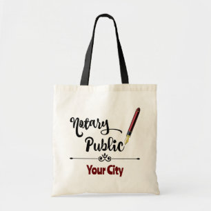 Bolsa Tote Cidade Personalizada da Caneta de Tinta Pública da