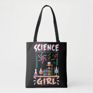 Bolsa Tote Cientista do Laboratório de Química de Garotas de