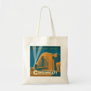 Bolsa Tote Cincinnati, Ohio Terminal histórico da União