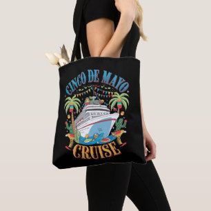 Bolsa Tote Cinco De Mayo Cruise México Navio Mexicano Fiesta