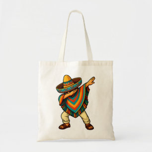 Bolsa Tote Cinco de Mayo Dabbing mexicano Poncho