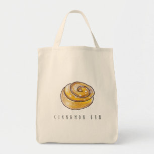 Bolsa Tote Cinnamon Bun sueco Kanelbulle Funny 