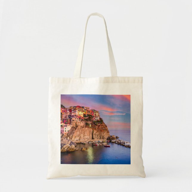 Bolsa Tote Cinque Terre Itália (Frente)