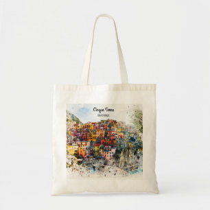 Bolsa Tote Cinque Terre Liguria Itália Cena de Verão