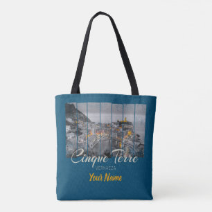 Bolsa Tote Cinque Terre Vernazza Italien Vintage Souvenir
