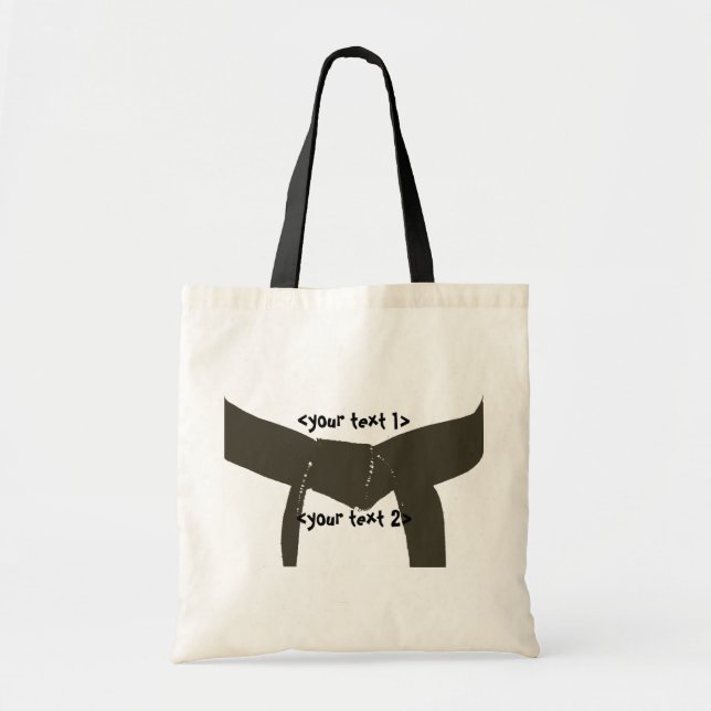 Bolsa Tote Cinturão de Artes Marciais (Frente)