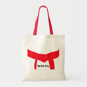 Bolsa Tote Cinturão Vermelho de Artes Marciais