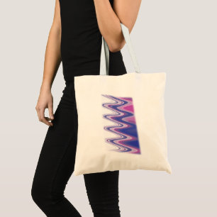 Bolsa Tote Cinza azul da Fuchsia