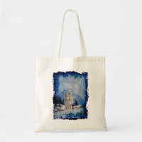 Cinza branca Wolf Wildlife Carregar-Bag