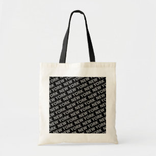 Bolsa Tote Cinza do padrão de Nova York