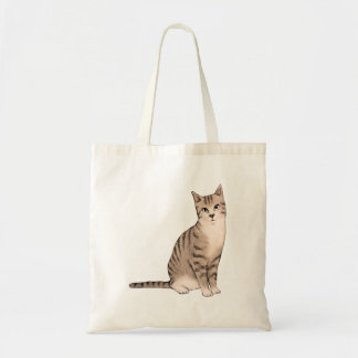 Bolsa Tote Cinza Gatinho