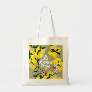 Bolsa Tote Cinza Lemon Days