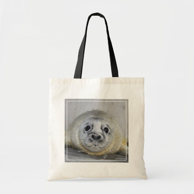 Bolsa Tote Cinza Sal Pup (Frente)