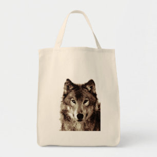 Bolsa Tote Cinza Wolf