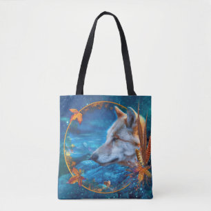 Bolsa Tote Cinza Wolf THE EXCELENTE QUEST
