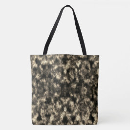 Bolsa Tote Cinzas, sépias ou castanhas com efeito de penas.