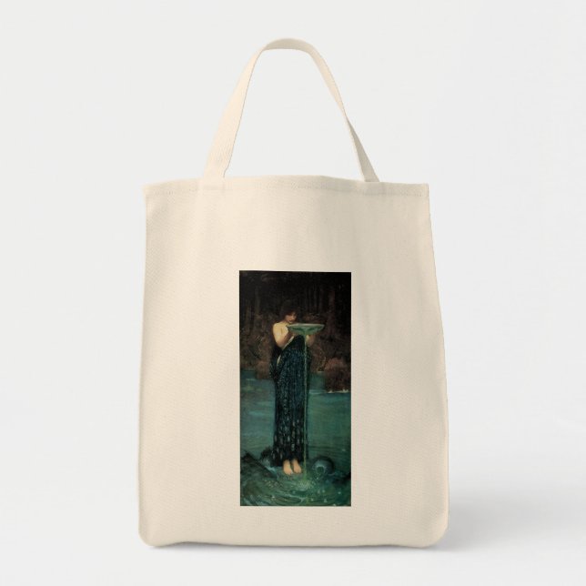 Bolsa Tote Circe Invidiosa por John William Waterhouse (Frente)