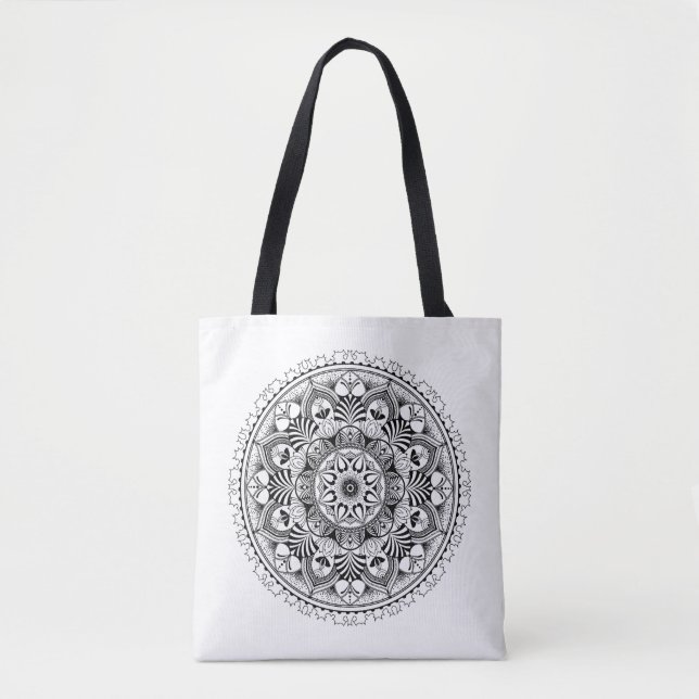 Bolsa Tote Círculo 2 da mandala (Frente)
