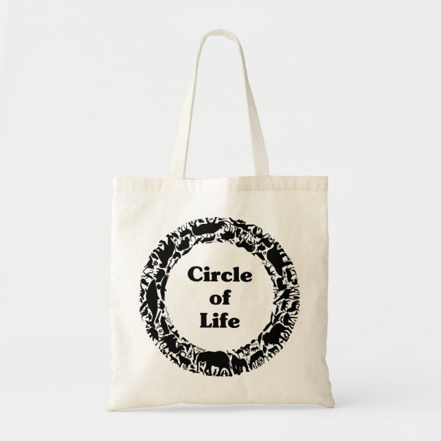 Bolsa Tote Círculo da vida (Frente)