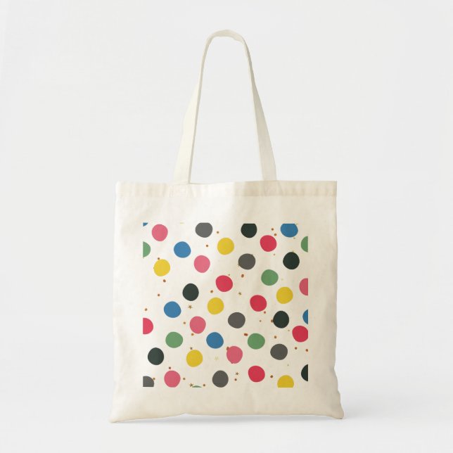 Bolsa Tote Círculos Coloridos Cujos (Frente)