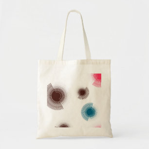 Bolsa Tote Círculos coloridos, legal, de pinceladas urbanas