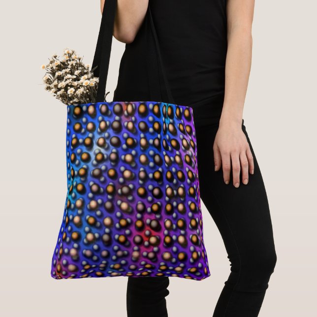 Bolsa Tote Círculos de desenho que se parecem com esferas ou  (Close Up)