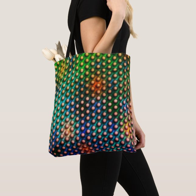 Bolsa Tote Círculos de desenho que se parecem com esferas ou  (Close Up)