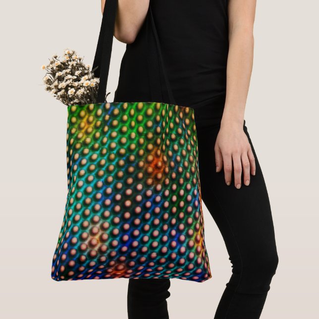 Bolsa Tote Círculos de desenho que se parecem com esferas ou  (Close Up)
