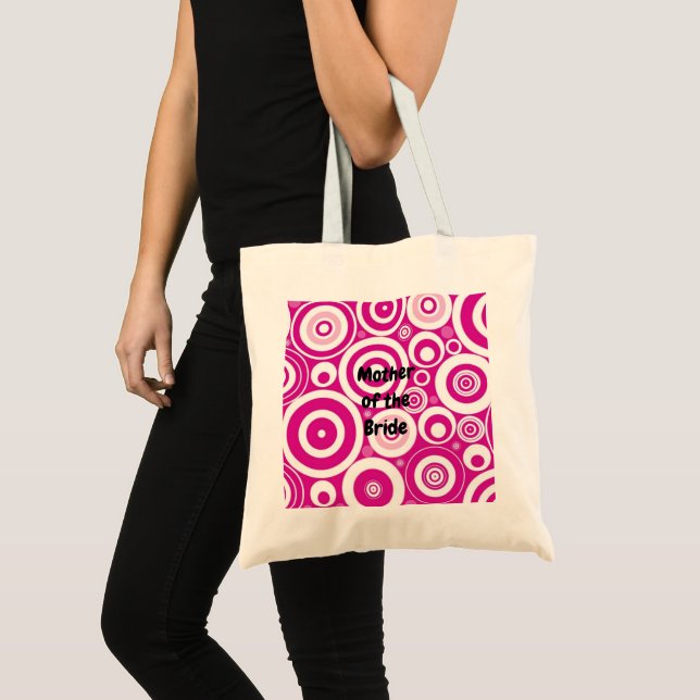 Bolsa Tote Círculos retrorreflectores Concentrados de Mod Ros (Frente (produto))