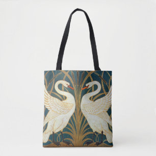 Bolsa Tote Cisne do guindaste de Walter, precipitação e art