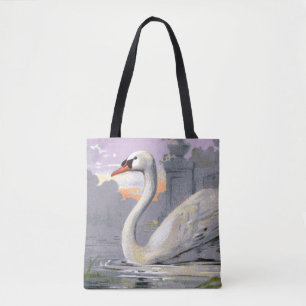 Bolsa Tote Cisne do Lago Lugano