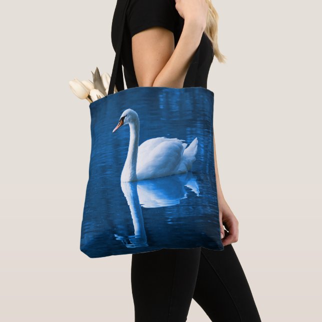 Bolsa Tote Cisne no lago (Close Up)