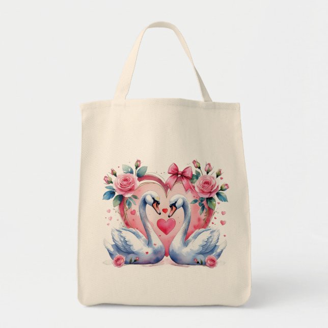 Bolsa Tote Cisnes  (Frente)