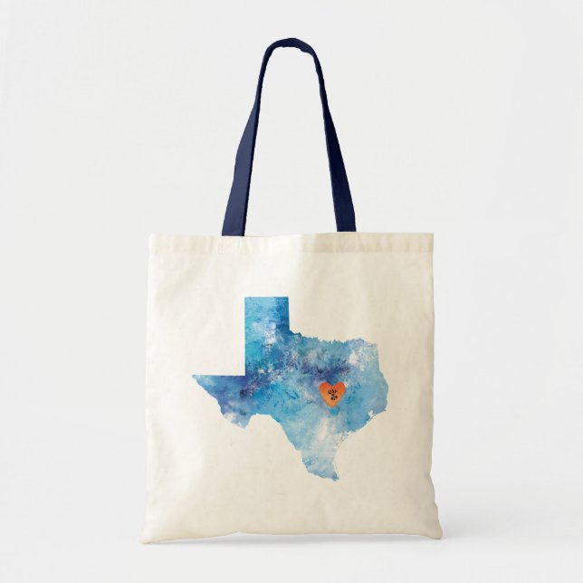 Bolsa Tote CISV Austin Heart do Texas (Frente)