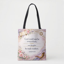 Bolsa Tote Citação Bíblica Judaica Messiânica - Versículo Bíb