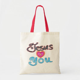 Bolsa Tote Citação Cristã Jesus Te Ama