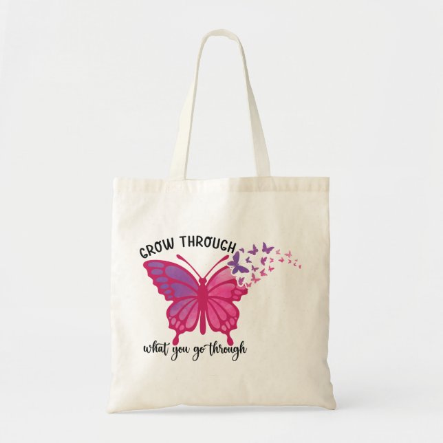 Bolsa Tote Citação da Borboleta (Frente)