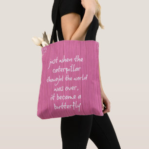 Bolsa Tote Citação da Borboleta