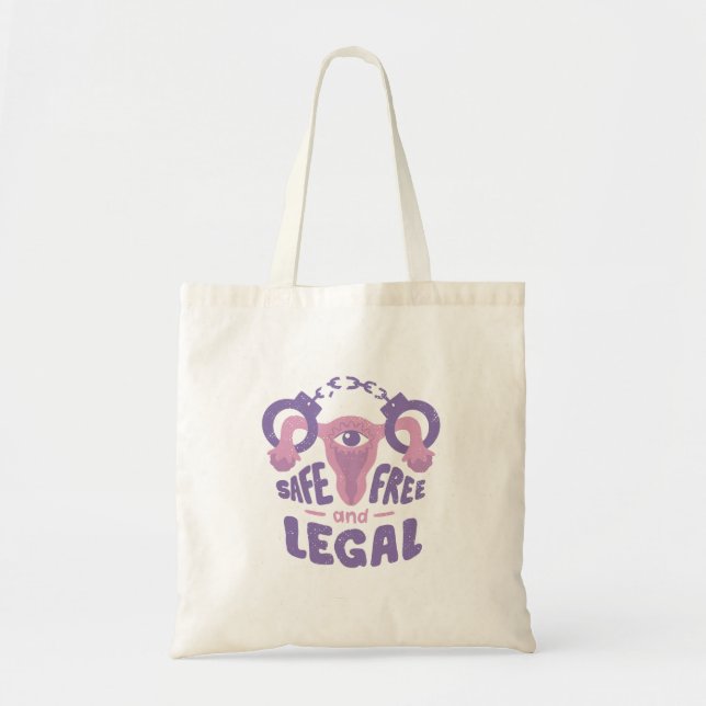 Bolsa Tote Citação de Aborto do Útero (Frente)