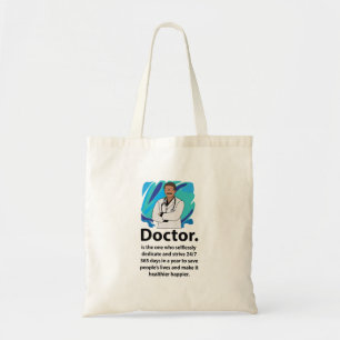 Bolsa Tote Citação de Apreciação de Médico