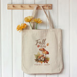 Bolsa Tote Citação de Cachorro<br><div class="desc">Queda é o meu cogumelo cor favorito</div>