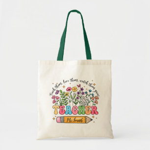 Bolsa Tote Citação de Flores Selvagens