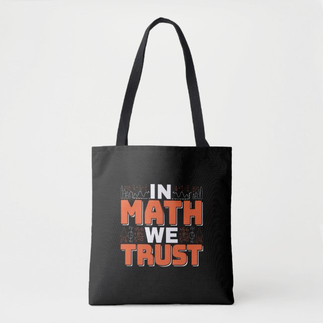 Bolsa Tote Citação de Professores de Matemática - Em Matemáti (Frente)