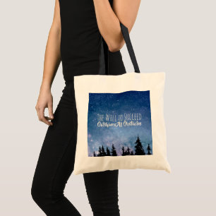 Bolsa Tote Citação de Sucesso Motivacional Inspirador Metas
