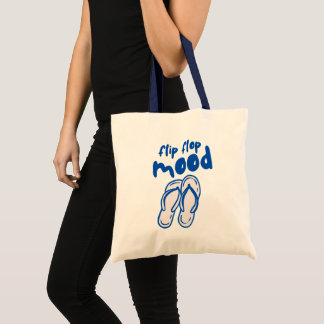 Bolsa Tote Citação de verão de humor de chinelo - Fofo clima