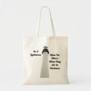 Bolsa Tote Citação do Farol - Seja um Farol Tote Bag