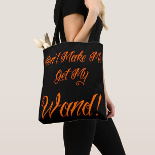 Bolsa Tote Citação do Halloween Witchy