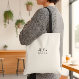 Bolsa Tote Citação engraçada inspiradora humor tipografia