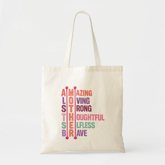 Bolsa Tote Citação incrível de mãe (Frente)